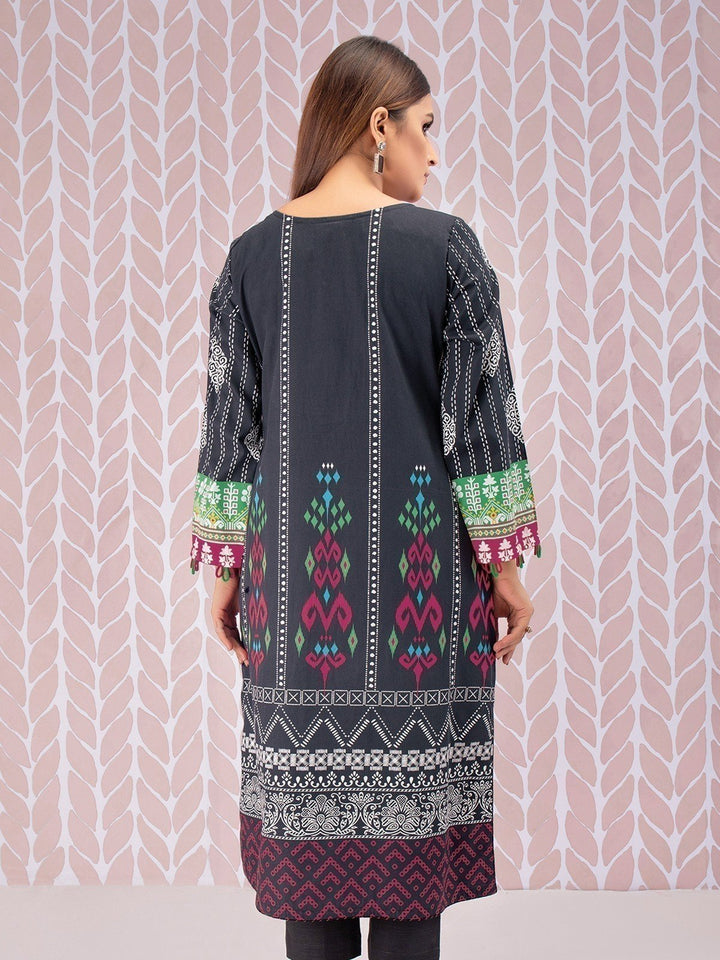 EWU21V8-21730 Unstitched Blue Embroidered Cotton 1 Piece