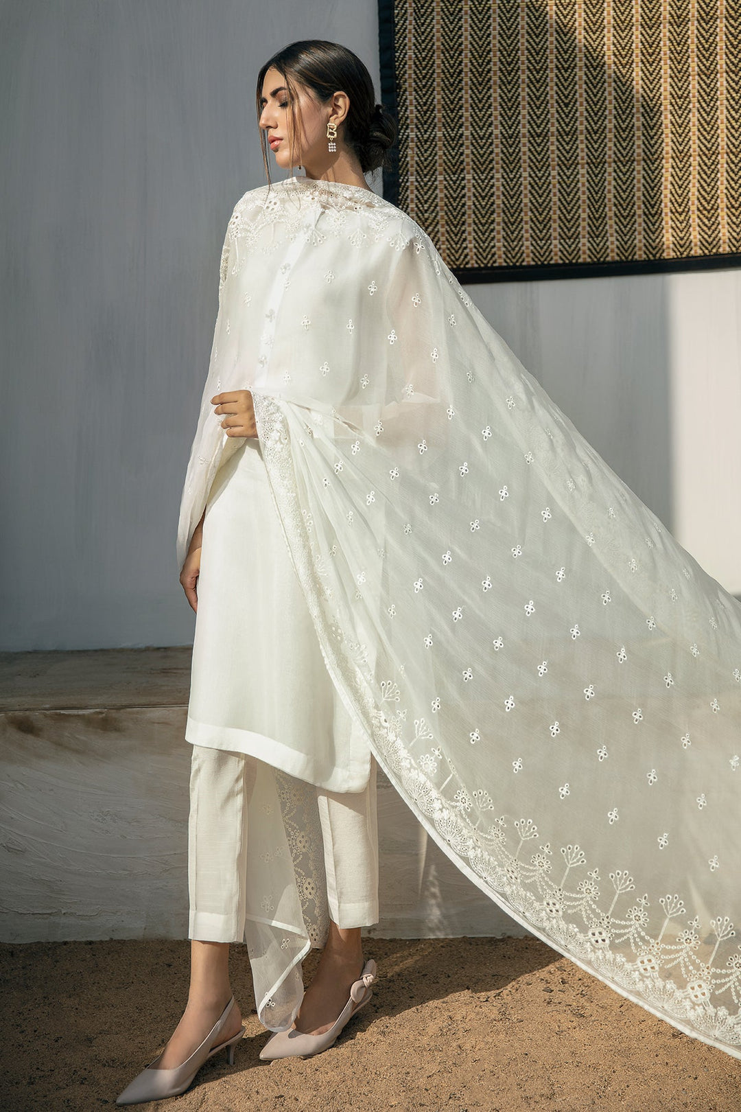 EMBROIDERED CHIFFON DUPATTA DP-09