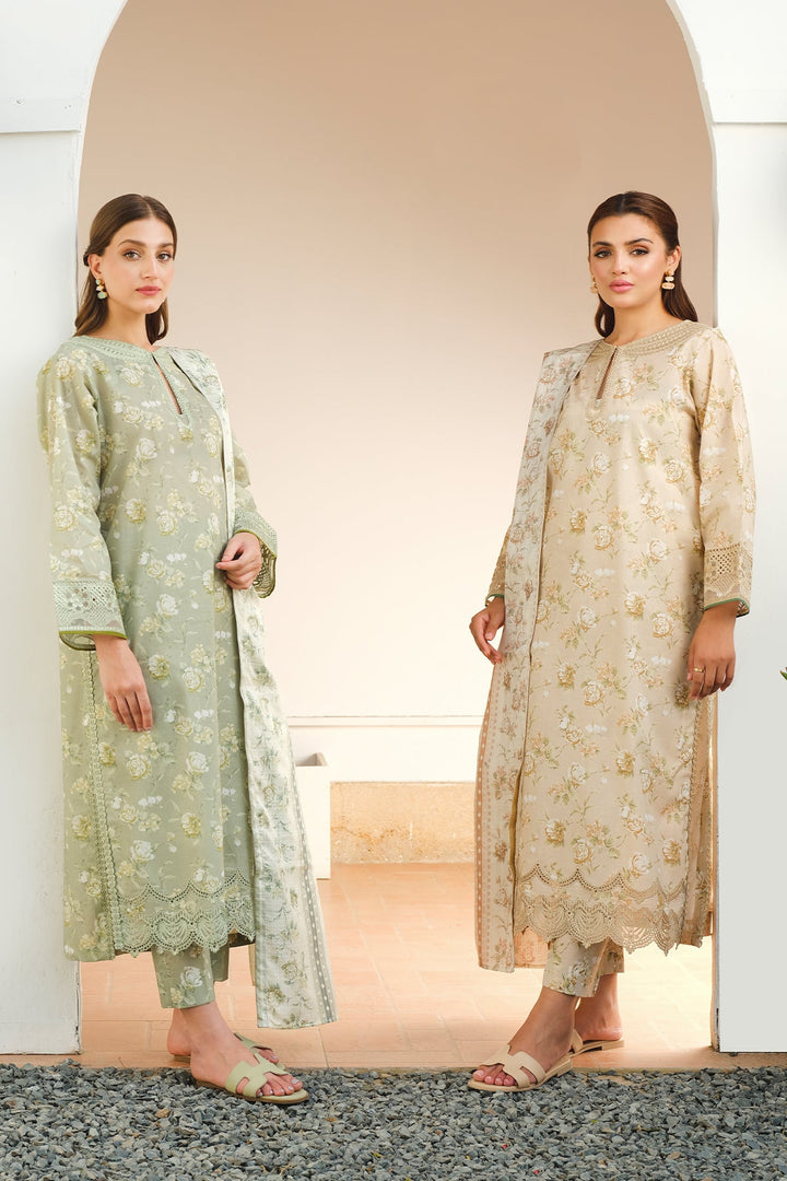 EMBROIDERED  LAWN UF-654