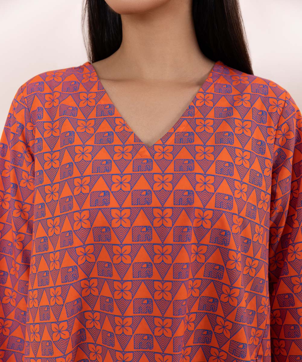 Printed Cambric Shirt