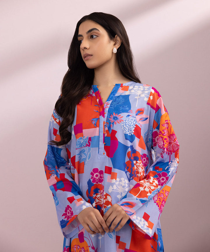 Printed Cotton Viscose Shirt