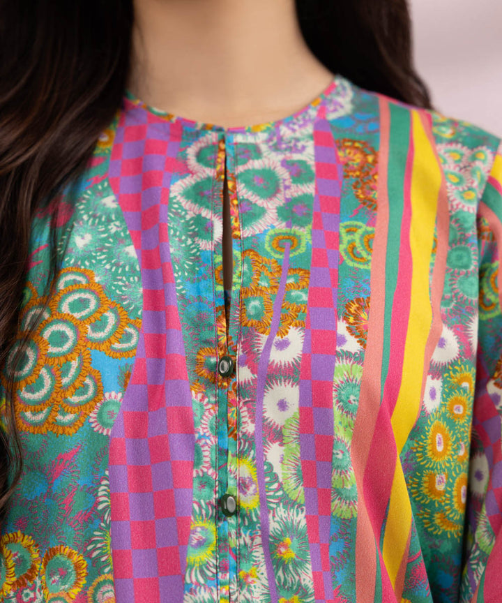 Printed Cotton Viscose Shirt