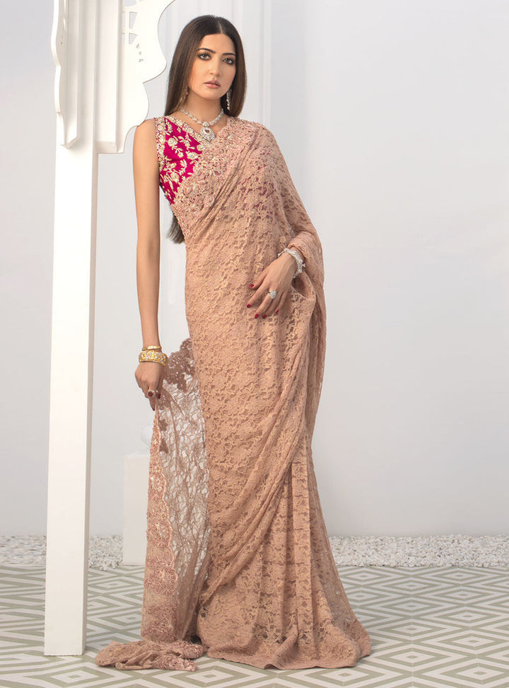 Ravishing Rose Saree