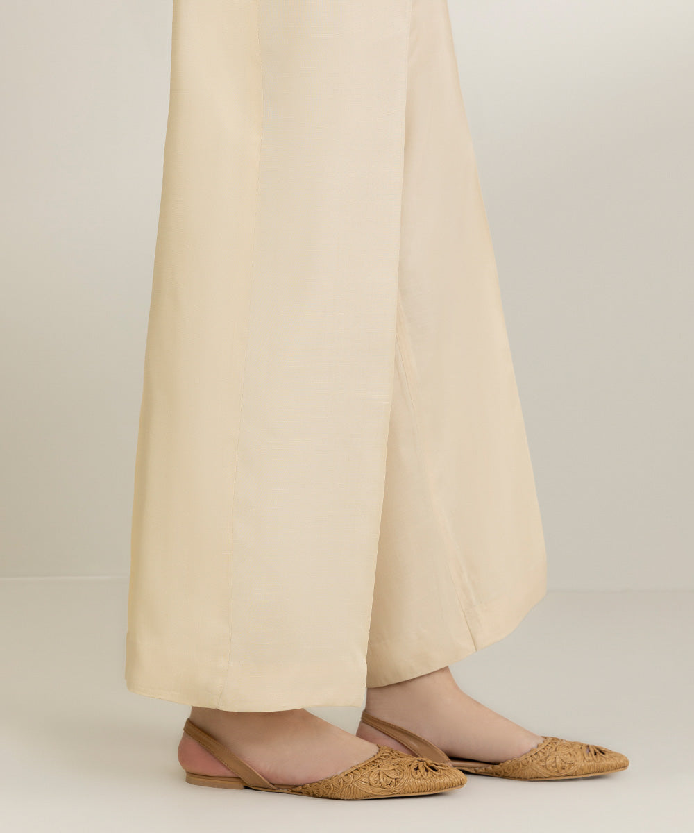 Raw Silk Culottes