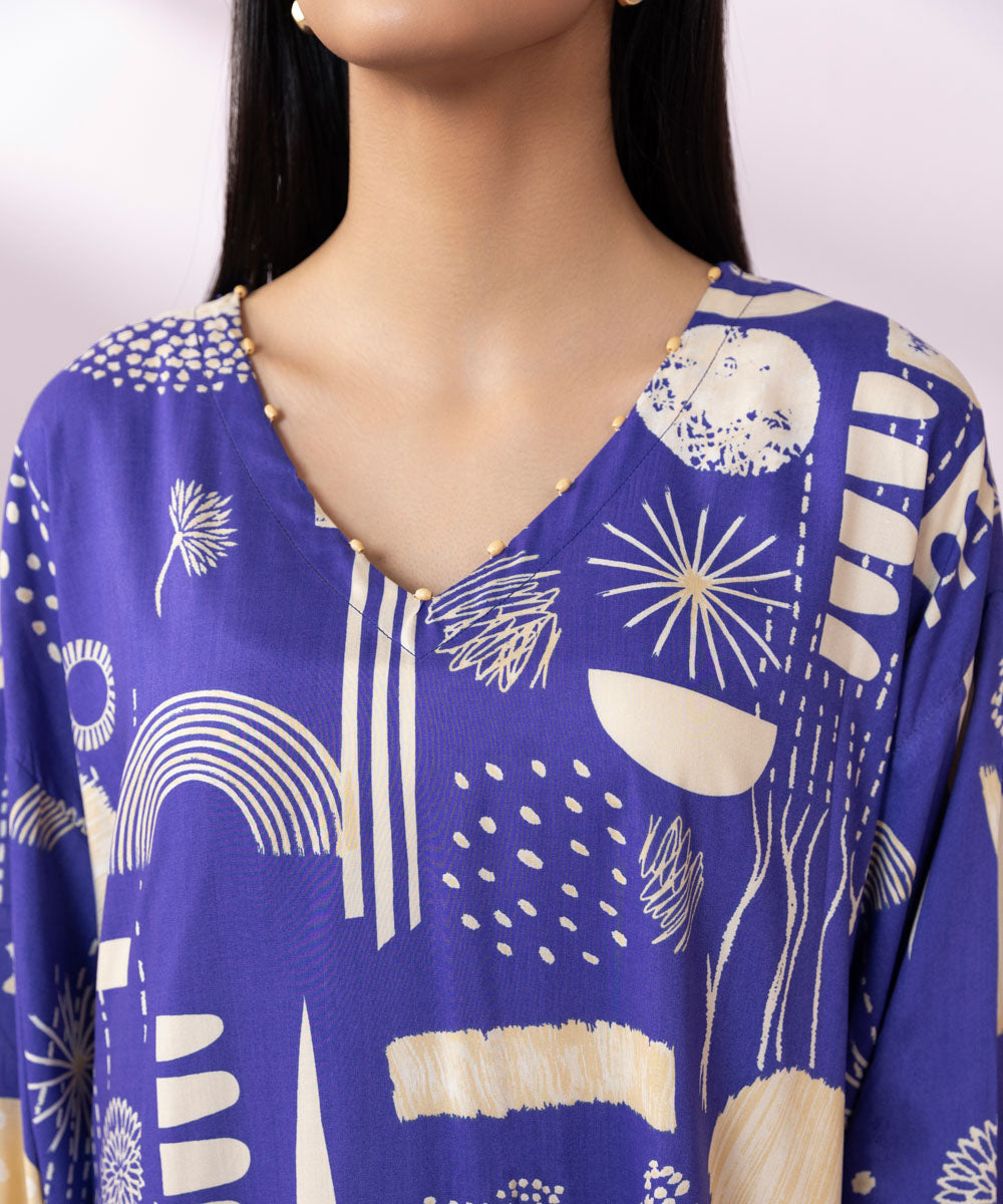 Printed Arabic Lawn Shirt