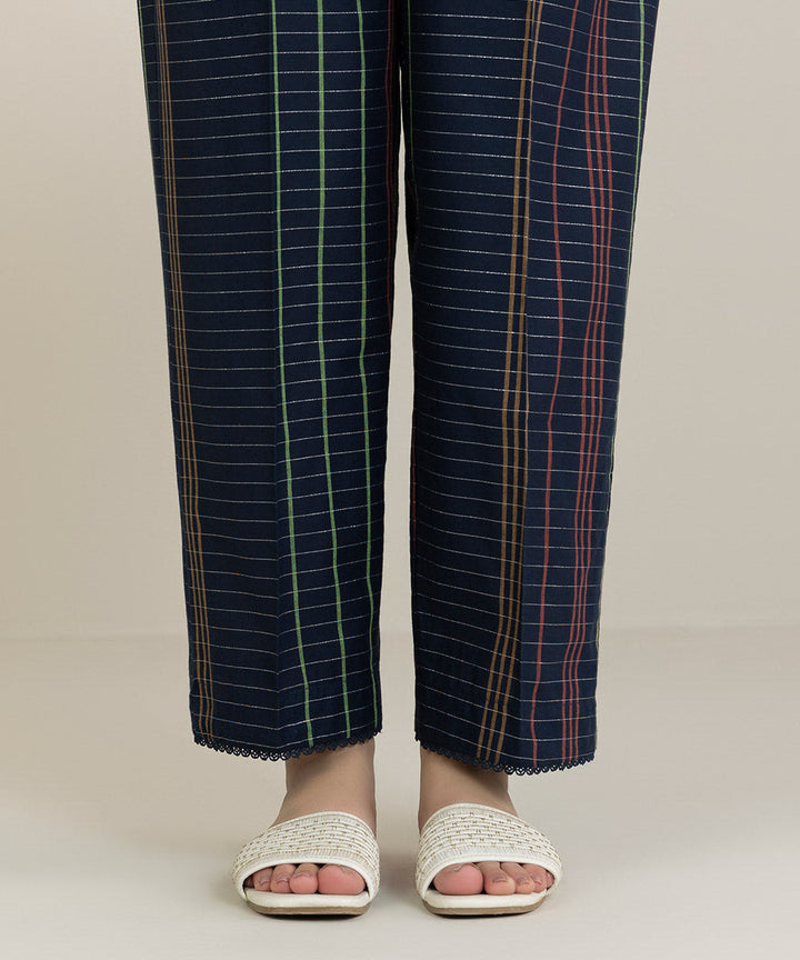 Yarn Dyed Straight Pants