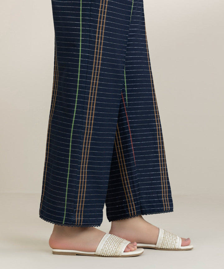 Yarn Dyed Straight Pants