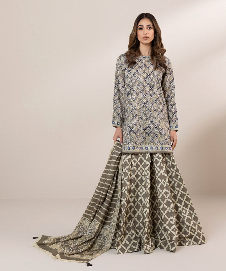 Printed Lawn Dupatta