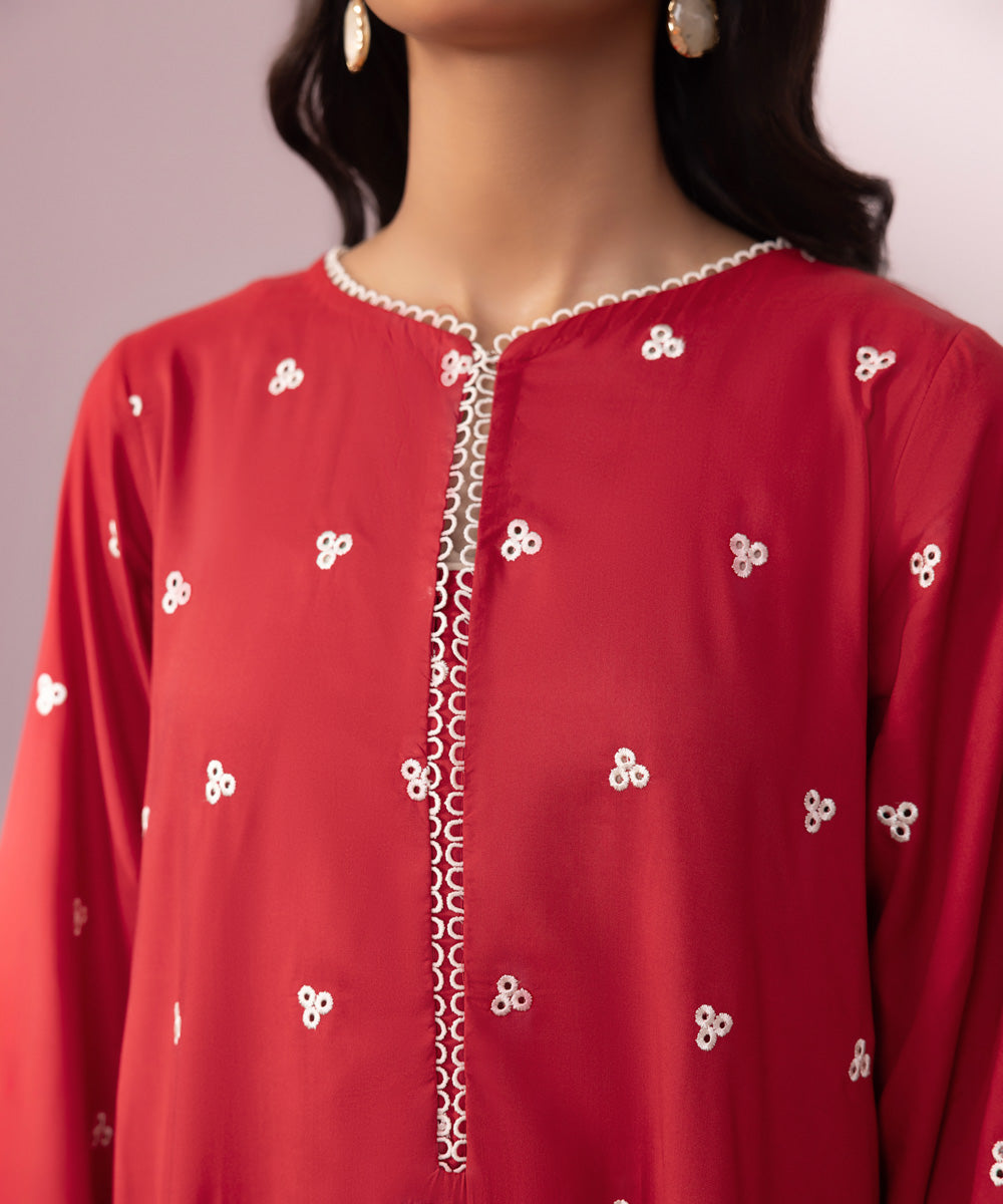 Embroidered Arabic Lawn Shirt