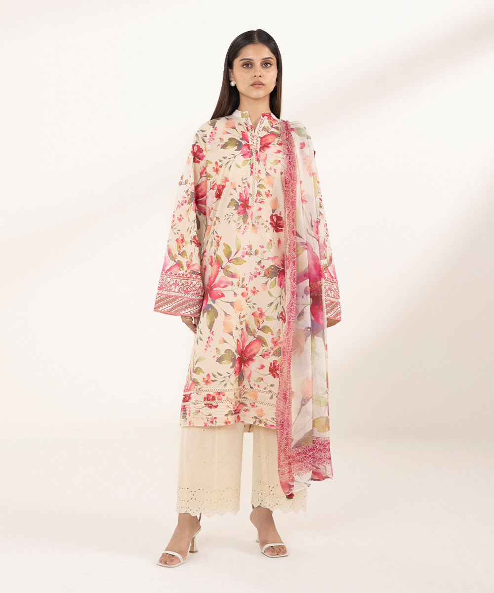 2 Piece - Printed Lawn Suit