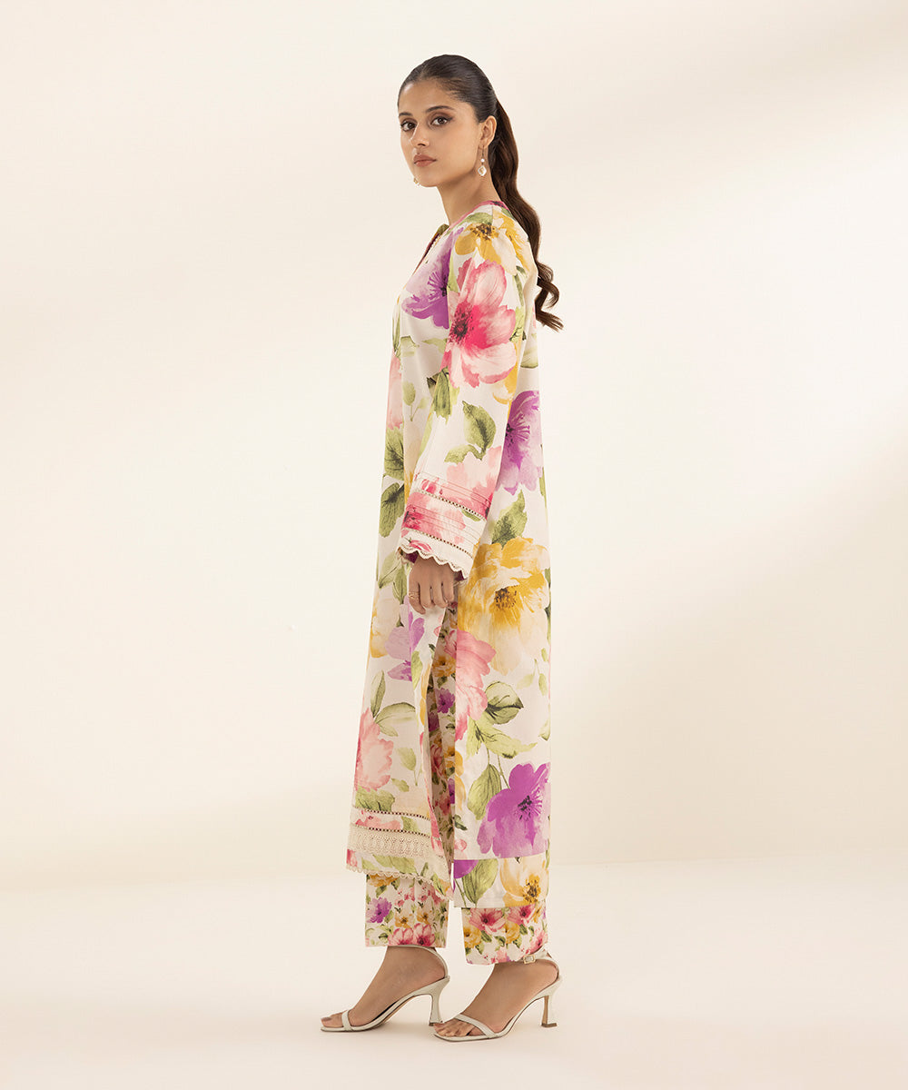 2 Piece - Printed Lawn Suit