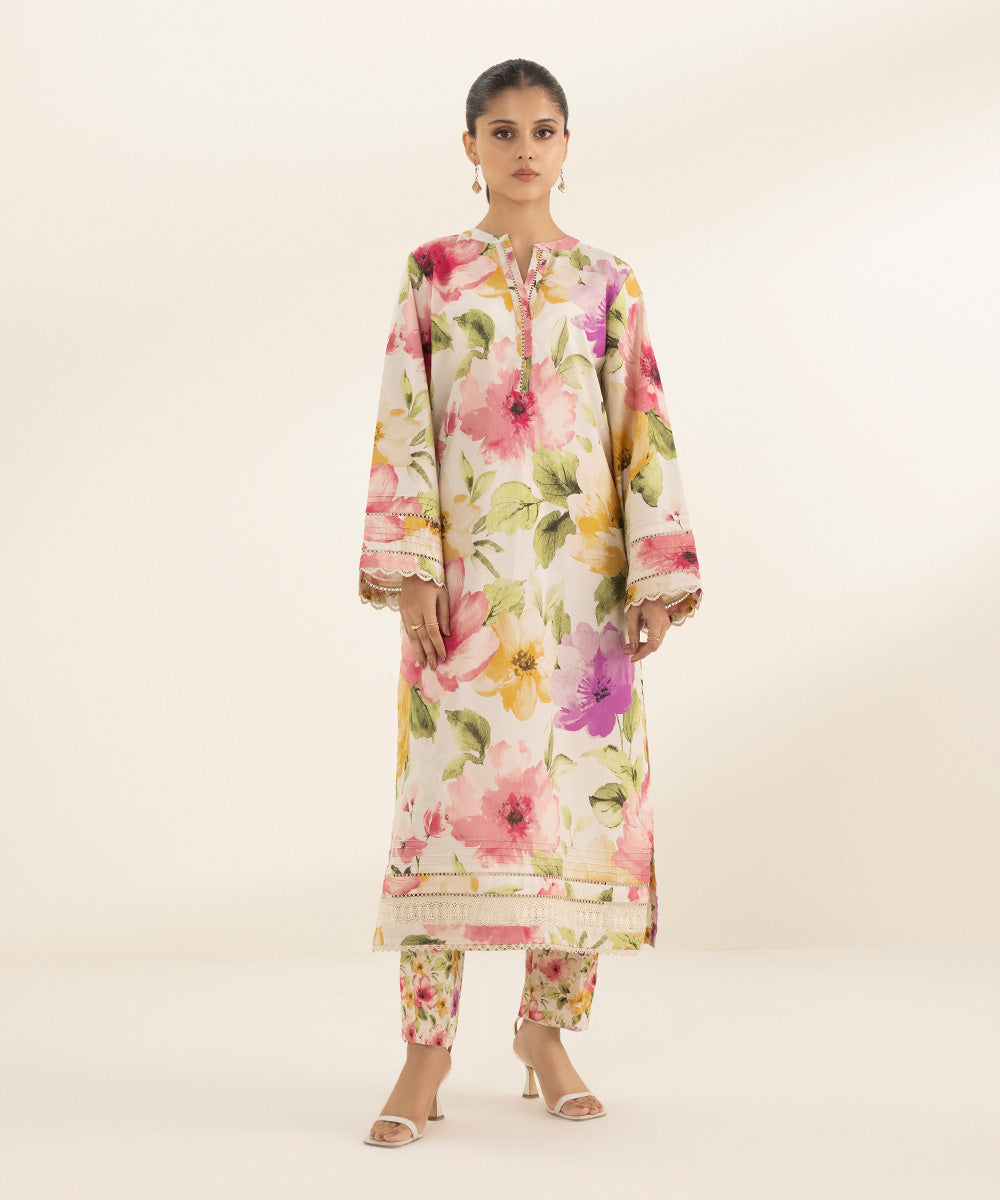 2 Piece - Printed Lawn Suit