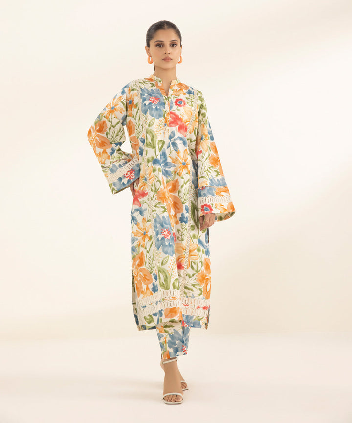 2 Piece - Printed Lawn Suit