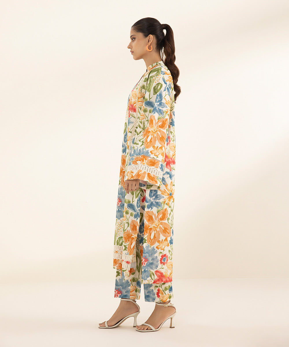 2 Piece - Printed Lawn Suit