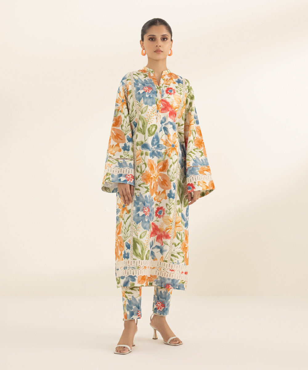 2 Piece - Printed Lawn Suit