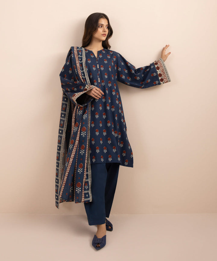 3 Piece - Printed Lawn Suit