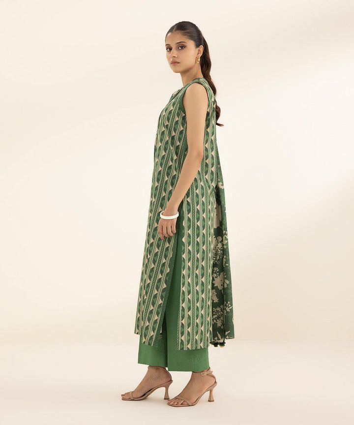 3 Piece - Printed Lawn Suit