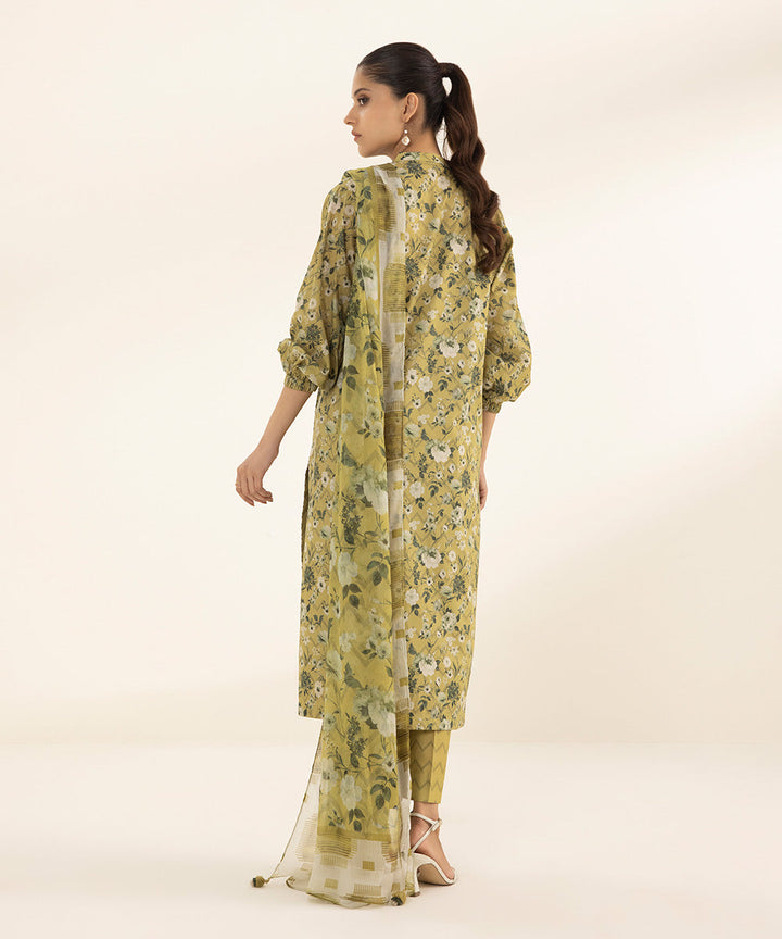 3 Piece - Printed Lawn Suit