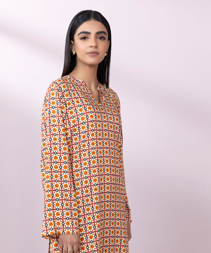 Printed Arabic Lawn Shirt