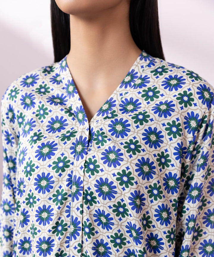 Printed Arabic Lawn Shirt