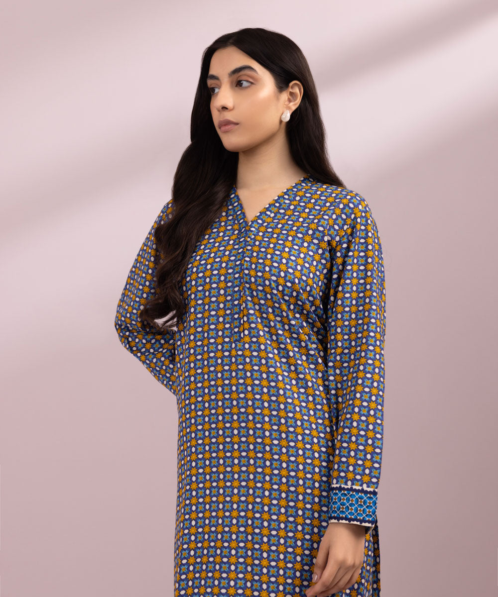 Printed Arabic Lawn Shirt