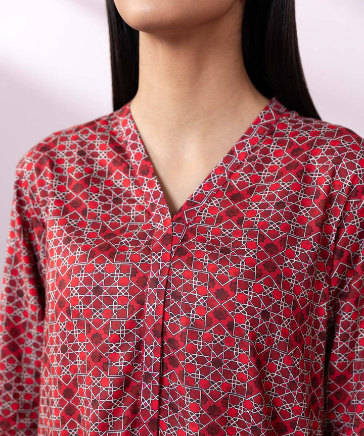 Printed Arabic Lawn Shirt