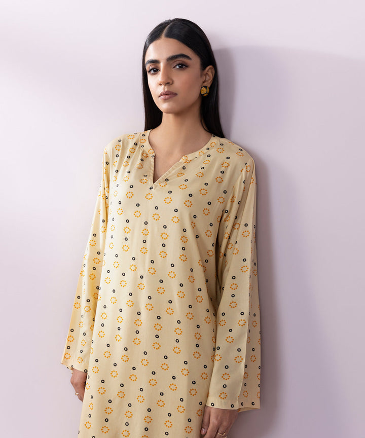 Printed Arabic Lawn Shirt