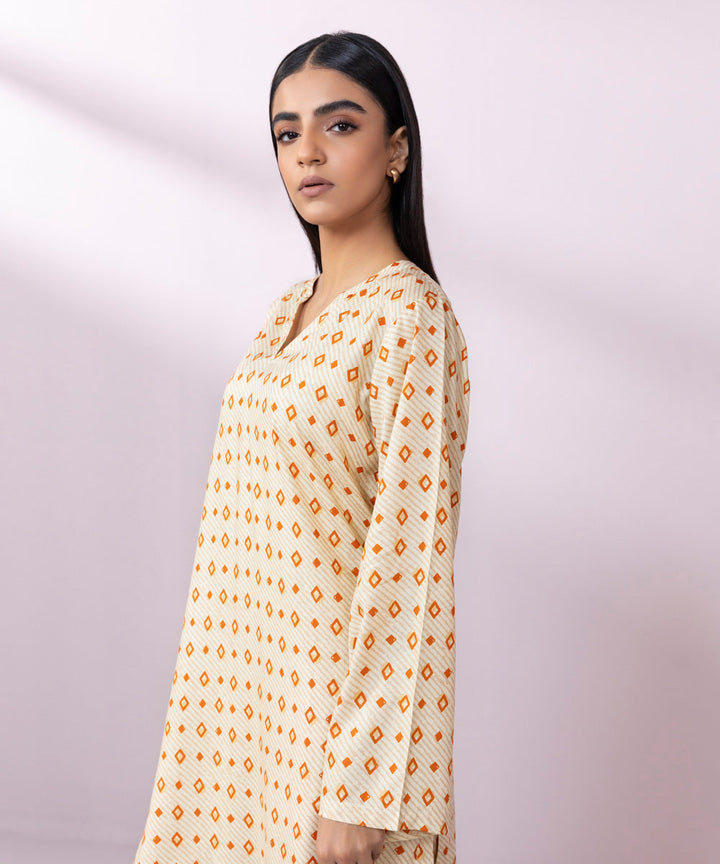 Printed Arabic Lawn Shirt