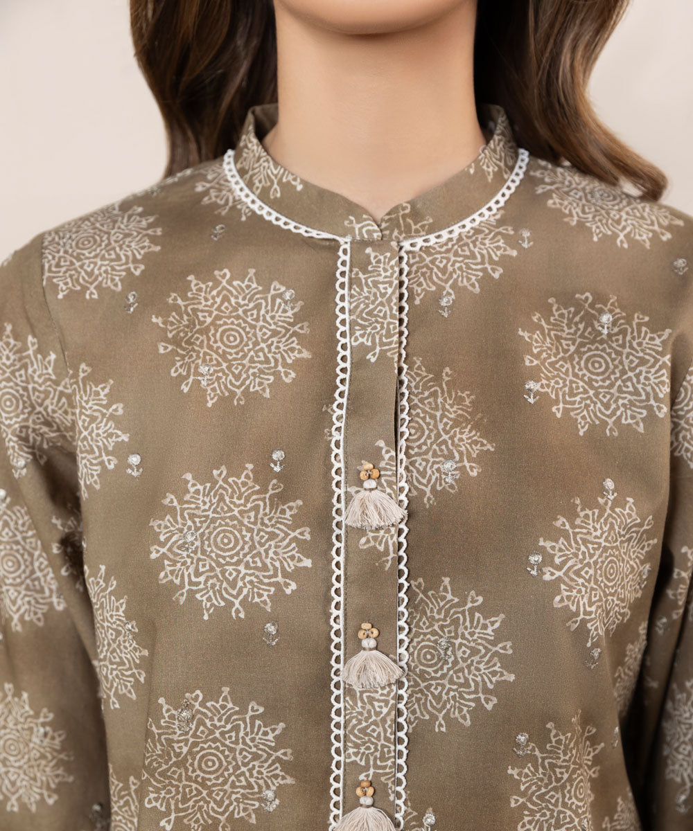 Embroidered Cambric Shirt