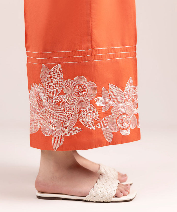 Embroidered Cambric Culottes