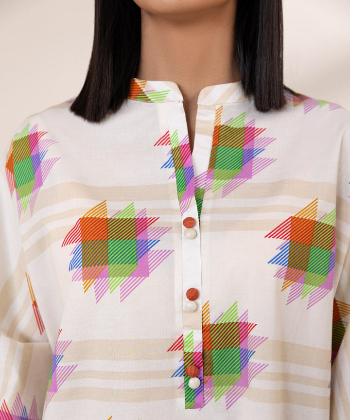 Printed Cambric Shirt