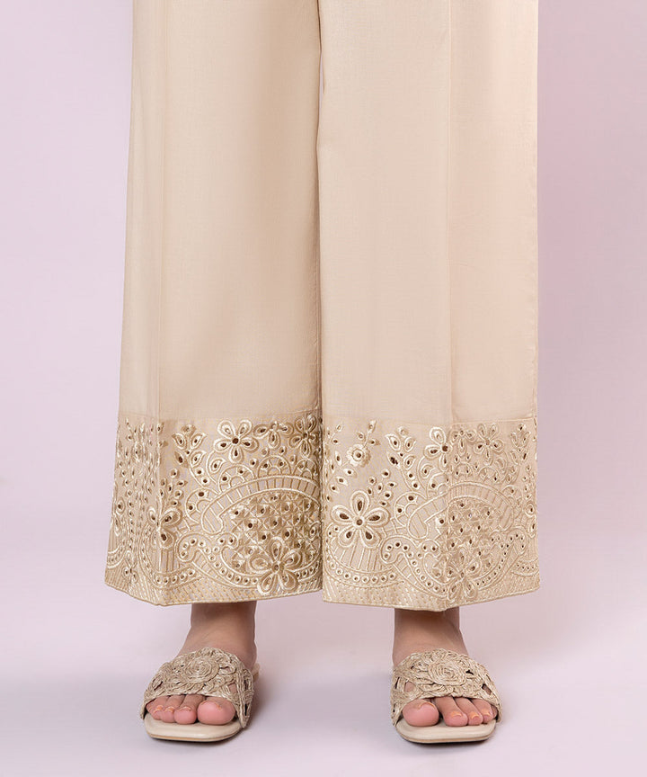 Embroidered Cambric Culottes