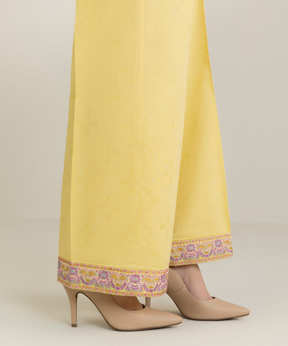 Embroidered Jacquard Culottes