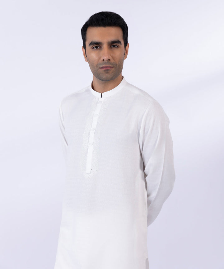 Embroidered Wash & Wear Kurta