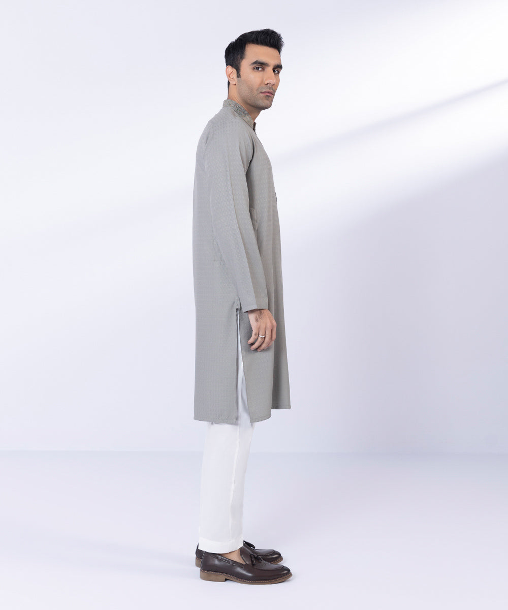 Embroidered Wash & Wear Kurta