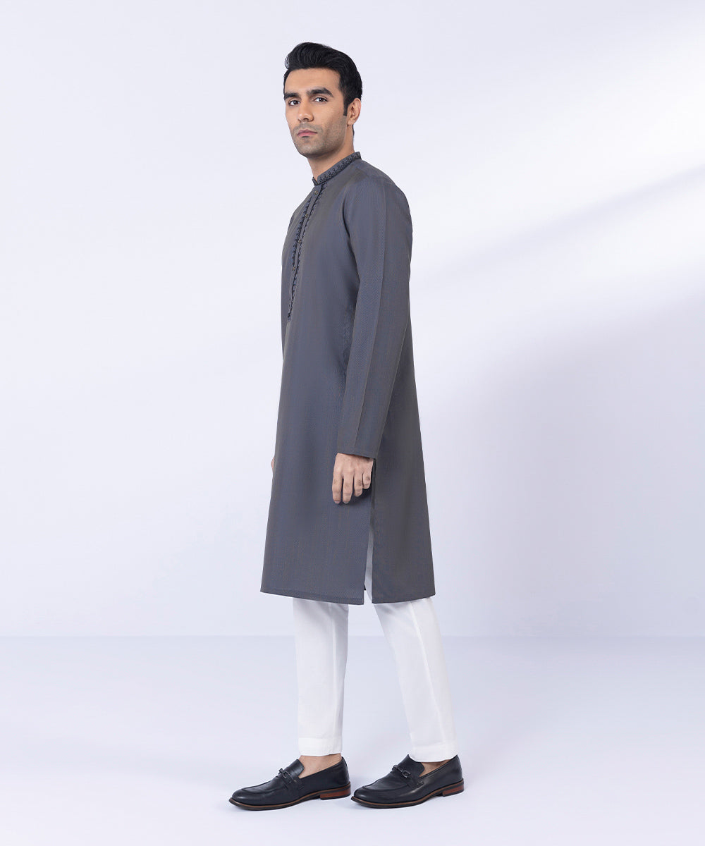 Embroidered Wash & Wear Kurta