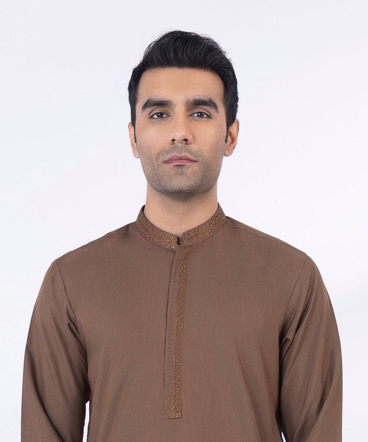 Embroidered Wash & Wear Kurta