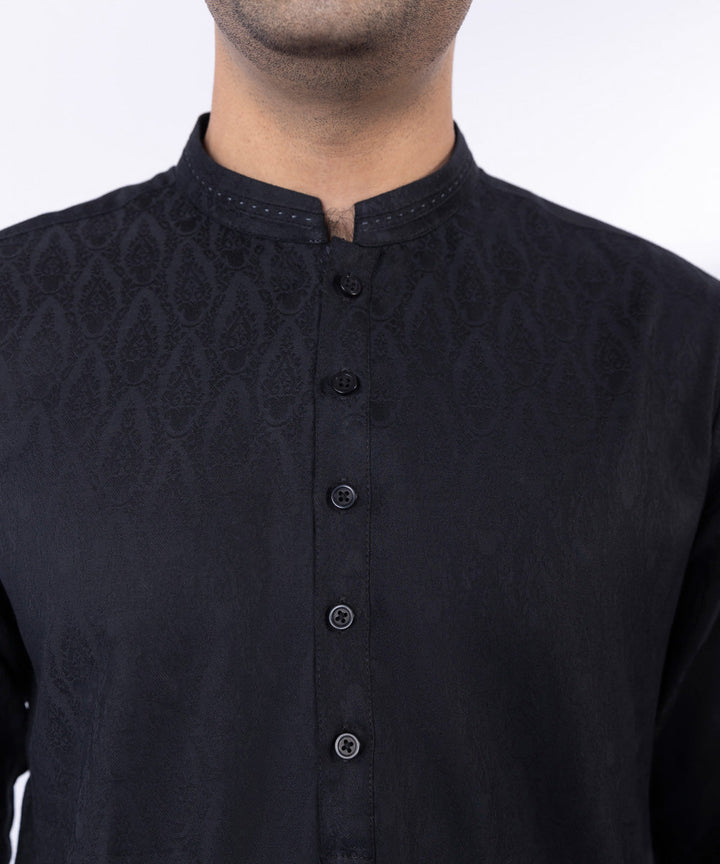 Cotton Jacquard Kurta