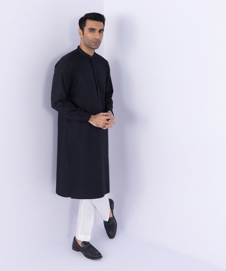 Cotton Jacquard Kurta