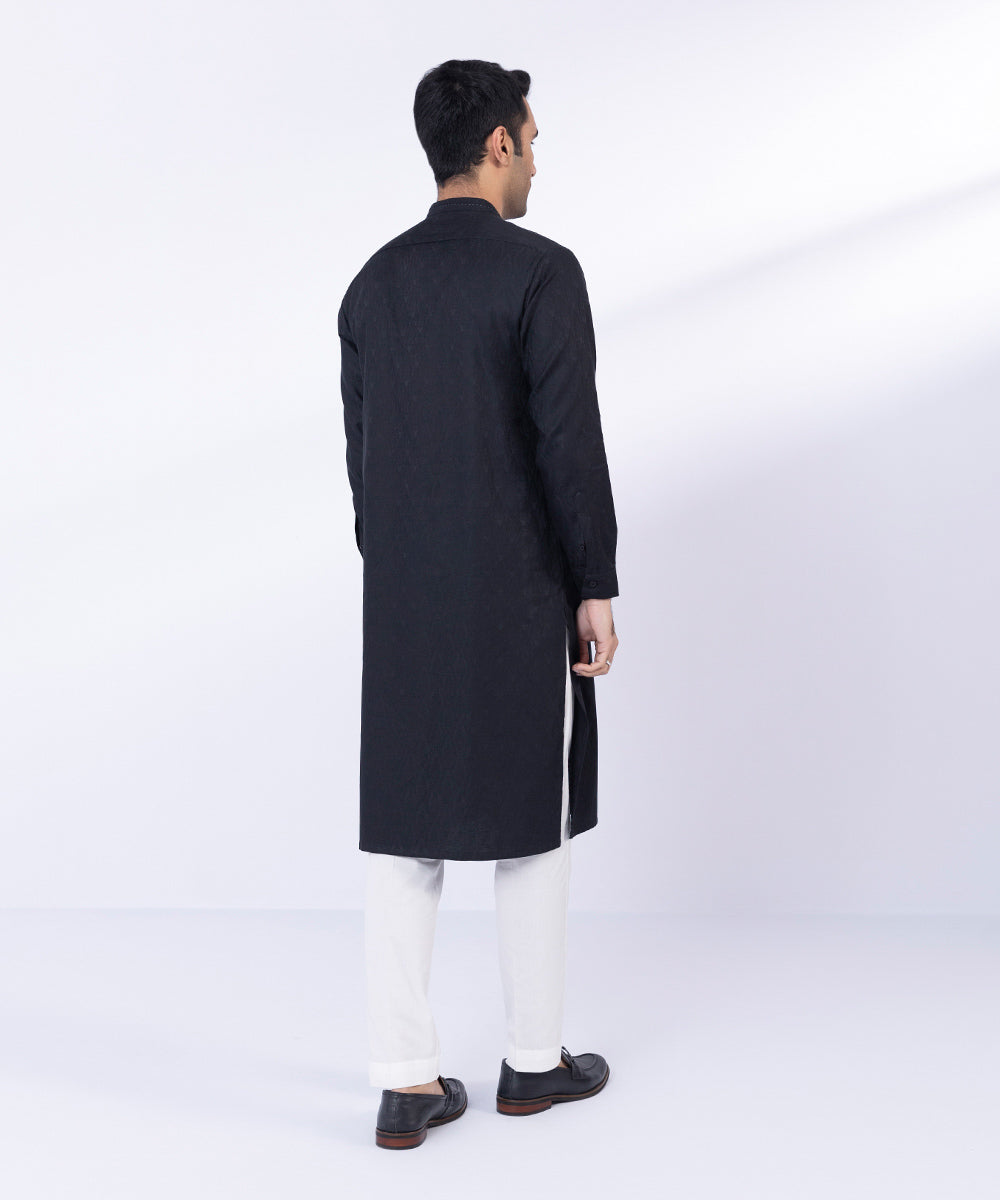 Cotton Jacquard Kurta