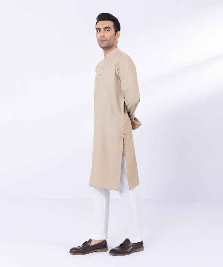 Textured Wash & Wear Kurta