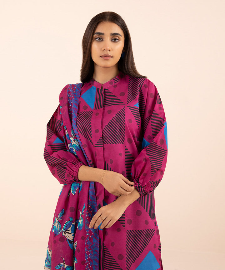 2 Piece - Printed Lawn Suit