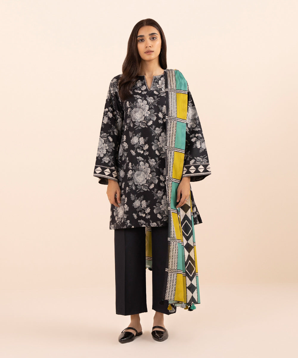 2 Piece - Printed Lawn Suit