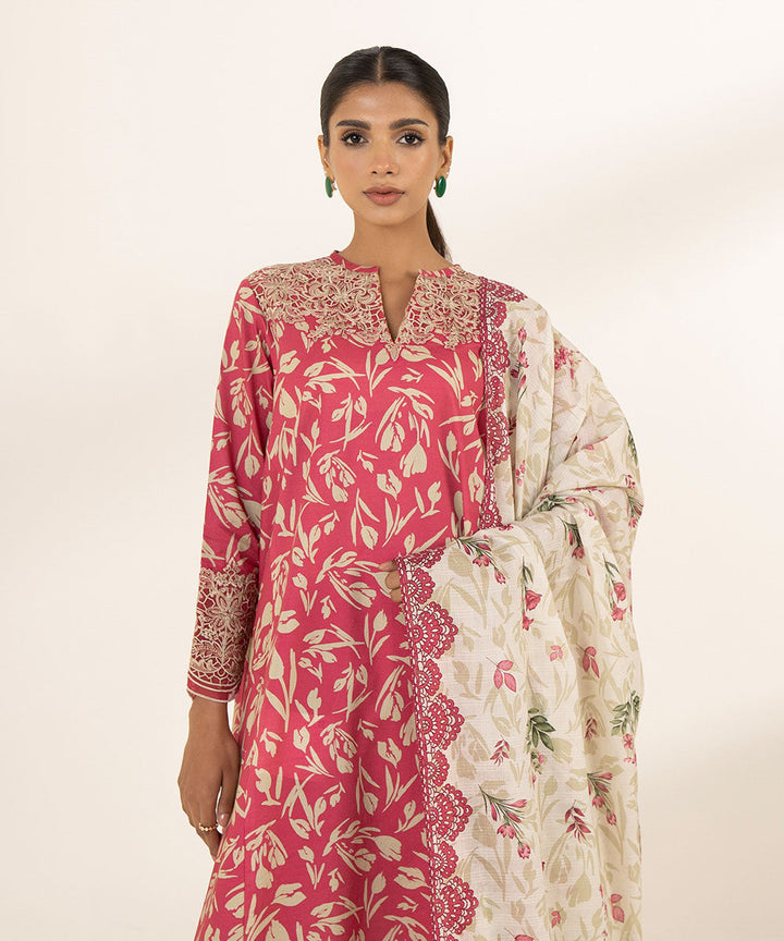 2 Piece - Embroidered Lawn Suit