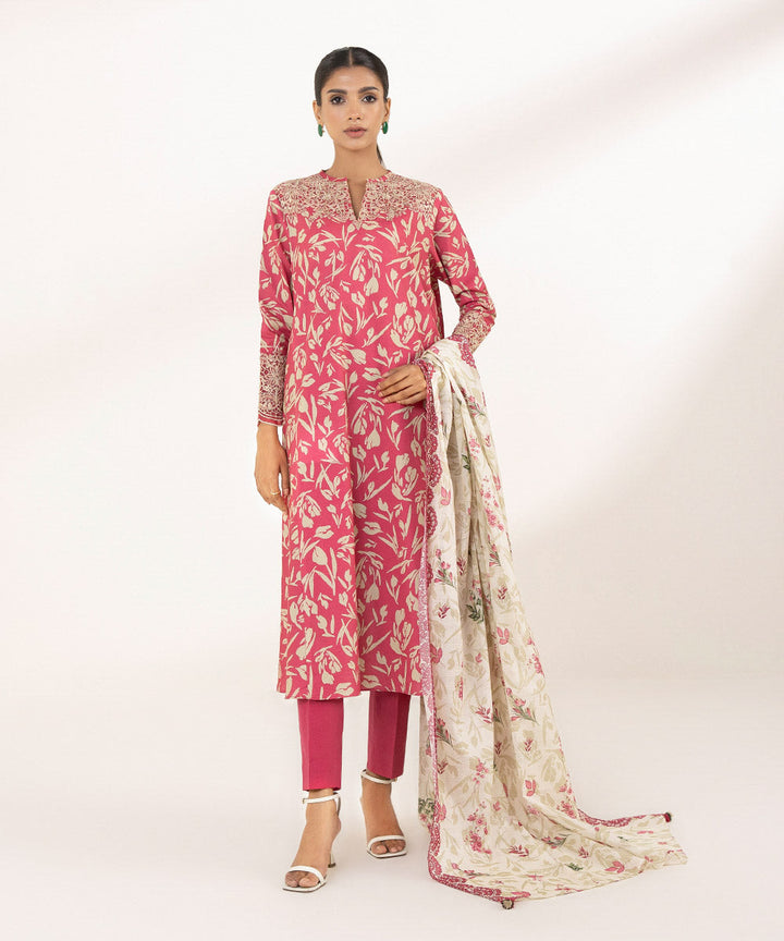 2 Piece - Embroidered Lawn Suit