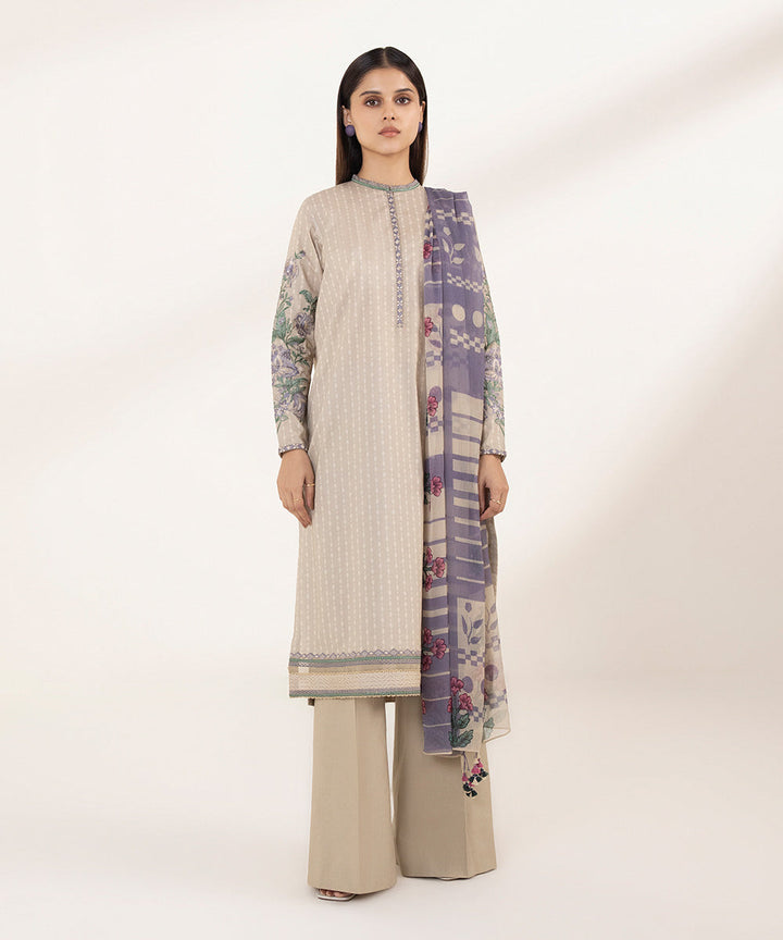 2 Piece - Embroidered Lawn Suit