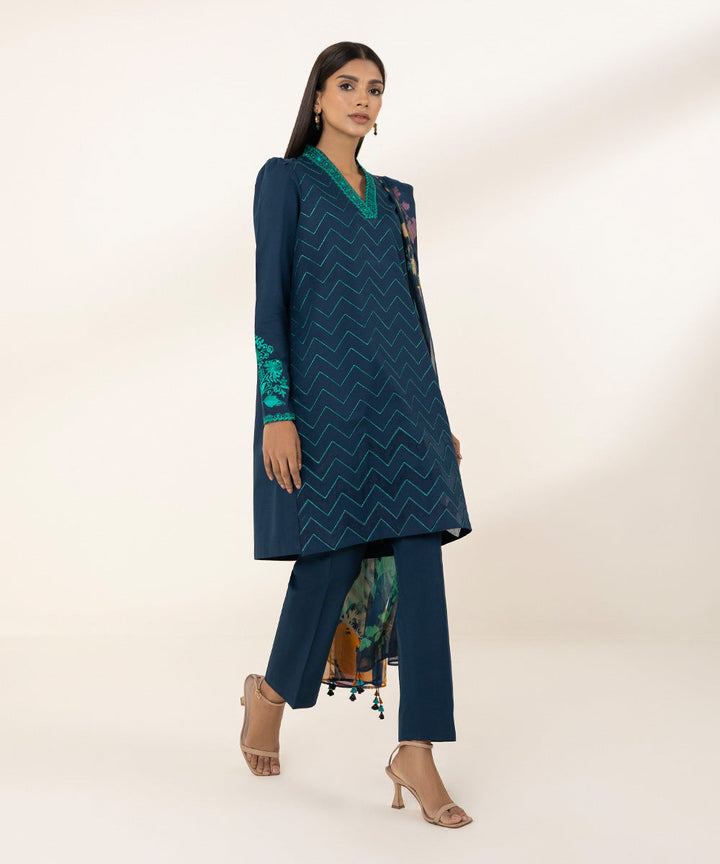 2 Piece - Embroidered Lawn Suit