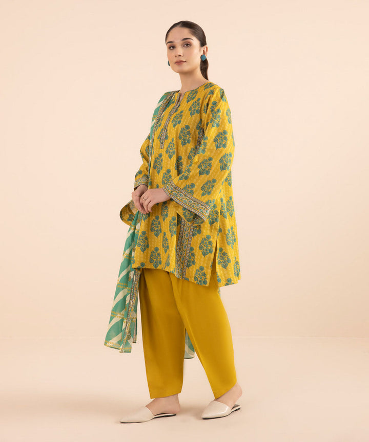 3 Piece - Printed Lawn Suit