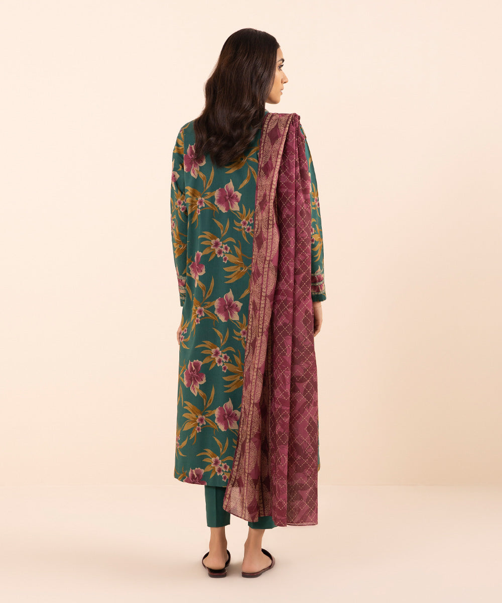 3 Piece - Printed Lawn Suit