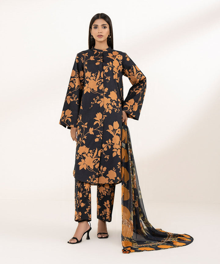 3 Piece - Printed Lawn Suit